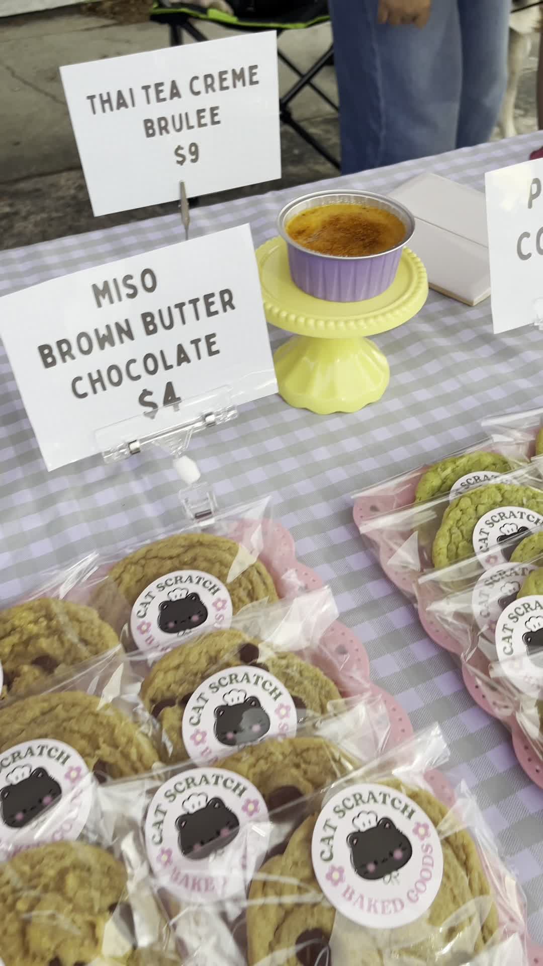 Cat Scratch Baked Goods