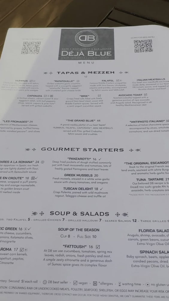 Deja Blue Restaurant