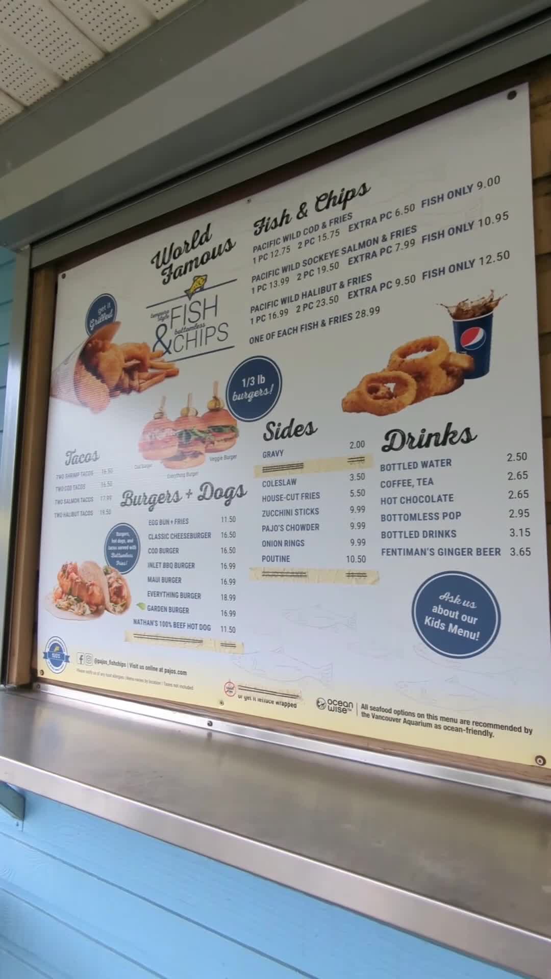 Video review of Pajo's Fish & Chips